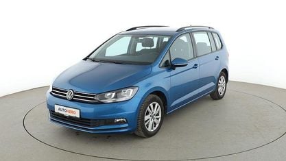 Gebraucht VW Touran Comfortline 150 PS (110 kW) 2021 Blau Van / Kleinbus