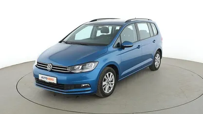 Gebraucht VW Touran Comfortline 150 PS (110 kW) 2021 Blau Van / Kleinbus