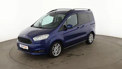 Gebraucht Ford Tourneo Courier Titanium 101 PS (74 kW) 2016 Blau Van / Kleinbus