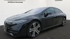 Metalliclack obsidianschwarz Gebraucht 2022 Mercedes EQS580 Limousine | 69.650 € (Guter Preis)