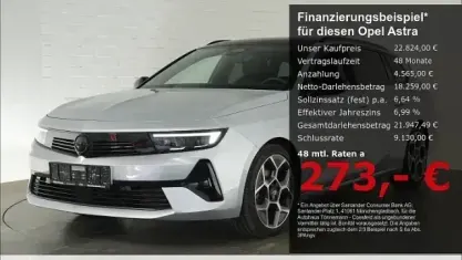 Gebraucht Opel Astra Ultimate 131 PS (96 kW) 2024 Silber Kleinwagen