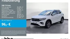 Pure white Gebraucht 2024 VW T-Cross R-line SUV | 26.260 € (Fairer Preis)