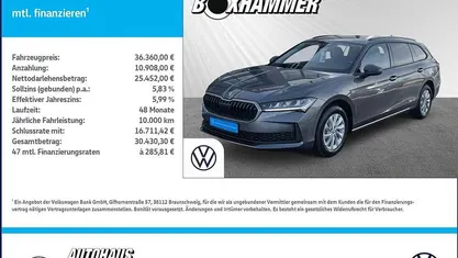 Grau Gebraucht 2024 Skoda Superb Essence Kombi | 36.360 € (Fairer Preis)