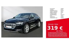 Schwarz Gebraucht 2023 Audi e-tron Advanced SUV | 38.880 € (Fairer Preis)