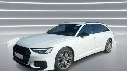 Gebraucht Audi A6 S-Line 299 PS (219 kW) 2023 Gletscherweiß metallic Kombi