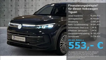 Neu VW Tiguan 150 PS (110 kW) 2026 Grau SUV