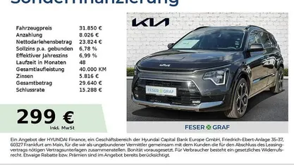 Ny Kia Niro Spirit 129 HK (94 kW) 2025 Grå SUV