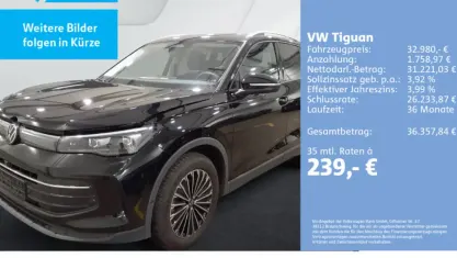 Usata VW Tiguan Goal 131 CV (96 kW) 2025 Nero SUV