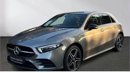 Lack mountaingrau Gebraucht 2021 Mercedes A250 AMG Limousine | 28.470 € (Fairer Preis)