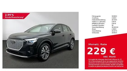 Gebraucht Audi Q4 e-tron Advanced 150 kW (204 PS) 2023 Mythosschwarz metallic SUV