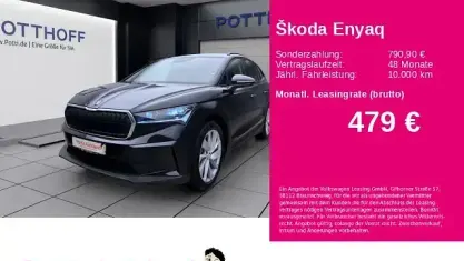 Gebraucht Skoda Enyaq iV Loft 150 kW (204 PS) 2022 Schwarz SUV