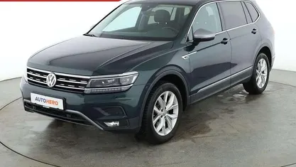 Gebraucht VW Tiguan Allspace Highline 179 PS (131 kW) 2018 Grün SUV