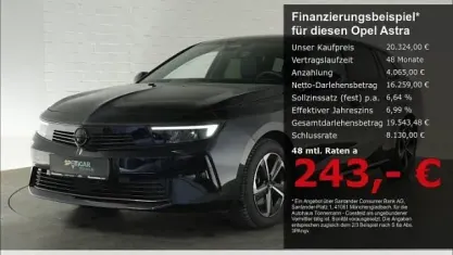 Gebraucht Opel Astra 131 PS (96 kW) 2024 Schwarz Kleinwagen