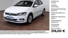 Pure white Gebraucht 2021 VW Polo Highline Kleinwagen | 18.249 € (Fairer Preis)