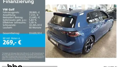 Gebraucht VW Golf VIII R-line 150 PS (110 kW) 2025 Blau Limousine