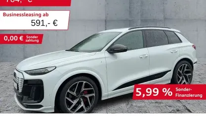 Gebraucht Audi Q6 e-tron Advanced 285 kW (388 PS) 2025 Weiß SUV