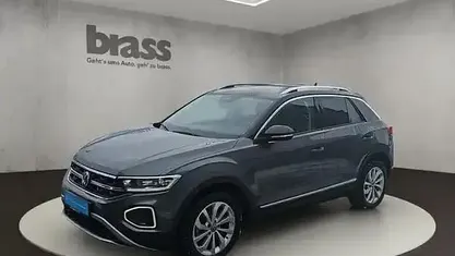 Gebraucht VW T-Roc Style 110 PS (80 kW) 2023 Indiumgrau metallic/schwarz SUV