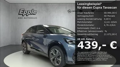 Gebraucht 2025 Cupra Tavascan VZ SUV | 48.990 € (Fairer Preis)