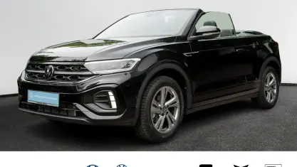 Gebraucht VW T-Roc Cabriolet R-line 150 PS (110 kW) 2025 Deep black perleffekt schwarz Cabrio