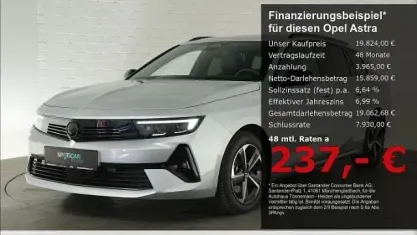 Gebraucht Opel Astra 131 PS (96 kW) 2024 Kristall silber Kleinwagen