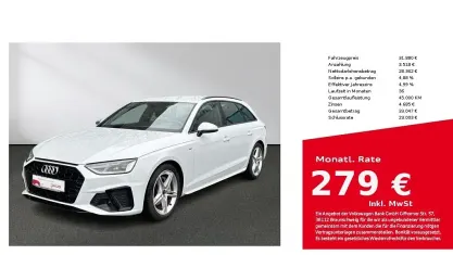 Usata Audi A4 S-Line 204 CV (150 kW) 2023 Bianco Station wagon