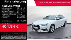 Ibisweiß Gebraucht 2020 Audi A4 Advanced Plus Kombi | 28.960 € (Fairer Preis)