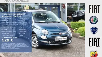 Usado Fiat 500 Dolcevita 70 CV (51 kW) 2023 Azul Berlina