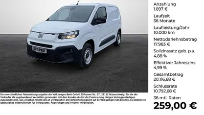 Weiß (gelato weiß) Gebraucht 2024 Fiat Doblò Van / Kleinbus | 19.880 € (Fairer Preis)