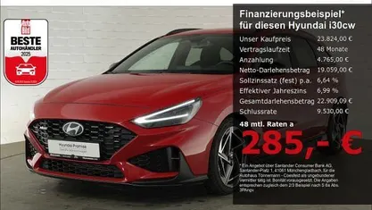 Gebraucht Hyundai i30 N Line 140 PS (102 kW) 2025 Rot Kombi