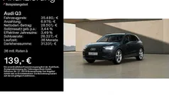 Mythosschwarz metallic Gebraucht 2024 Audi Q3 Advanced SUV | 35.480 € (Fairer Preis)