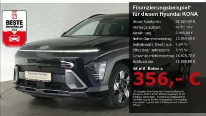 Gebraucht Hyundai Kona Prime 129 PS (94 kW) 2025 Abyss black SUV