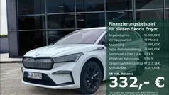 Weiss Gebraucht 2024 Skoda Enyaq iV SportLine SUV | 51.980 € (Guter Preis)