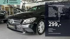 Obsidianschwarz metallic Gebraucht 2019 Mercedes C200 Avantgarde Kombi | 25.900 € (Fairer Preis)