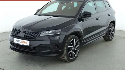 Second-hand Skoda Karoq SportLine 150 CP (110 kW) 2022 Negru SUV