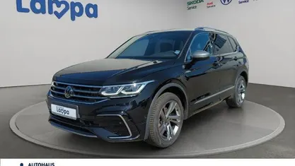 Schwarz Gebraucht 2022 VW Tiguan Allspace R-line SUV | 31.630 € (Fairer Preis)
