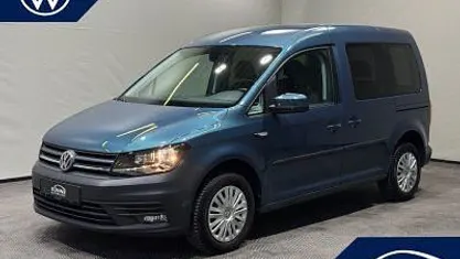 Gebraucht VW Caddy Trendline 102 PS (75 kW) 2018 Bambusgarden green metallic Van / Kleinbus