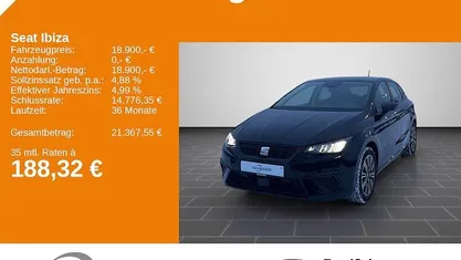 Gebraucht Seat Ibiza Style 115 PS (84 kW) 2024 Schwarz Limousine
