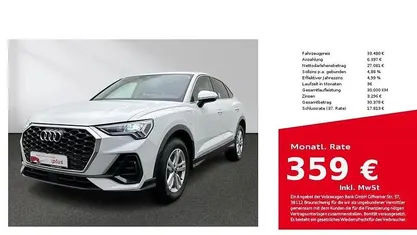 Gebraucht Audi Q3 Sportback 245 PS (180 kW) 2022 Weiß SUV