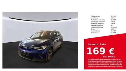 Usata VW ID.4 Pro 150 kW (204 CV) 2021 Blu SUV