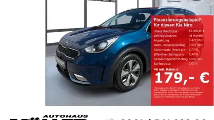 Gebraucht Kia Niro Vision 141 PS (103 kW) 2018 C3u) ozeanblau met. (blau SUV