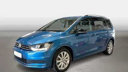 Gebraucht VW Touran IQ Drive 150 PS (110 kW) 2019 Caribbean blue met Van / Kleinbus