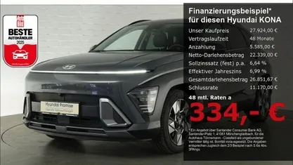 Gebraucht Hyundai Kona Prime 199 PS (146 kW) 2024 Grau SUV