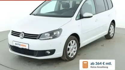 Gebraucht VW Touran Cup 140 PS (102 kW) 2015 Weiß Van / Kleinbus