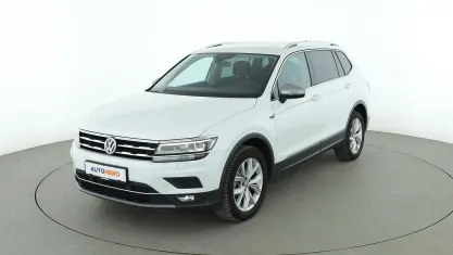 Gebraucht VW Tiguan Allspace Highline 150 PS (110 kW) 2021 Weiß SUV
