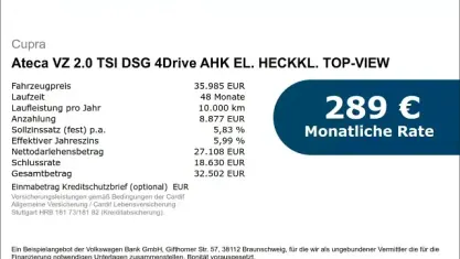 Gebraucht Cupra Ateca VZ 300 PS (220 kW) 2025 Grau SUV