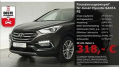 Braun Gebraucht 2017 Hyundai Santa Fe Premium SUV | 24.424 € (Fairer Preis)