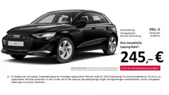 Schwarz Gebraucht 2024 Audi A3 Sportback Advanced Limousine | 32.911 € (Superpreis)