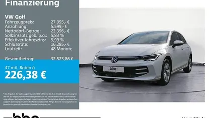 Neu VW Golf VIII Life 116 PS (85 kW) 2025 Limousine