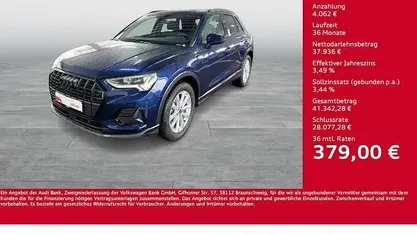 Blau Gebraucht 2025 Audi Q3 S-Line SUV | 41.998 € (Fairer Preis)
