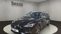 Midnight schwarz metallic Gebraucht 2021 Seat Leon FR Kombi | 22.700 € (Fairer Preis)